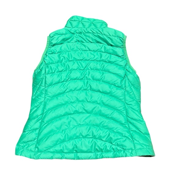Patagonia Lime Green & Yellow Women’s Puffer Vest 800 Fill Goose Down Sz XS - Picture 3 of 7